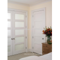 European US Style 5 Panel OEM White Painted Panel Doors